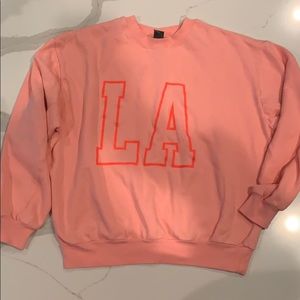 Wild Fable Soft Coral/pink Crewneck